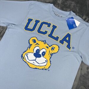 UCLA Bruins Shirt Mens Medium Bear Blue College Pride Retro Mascot Unisex NEW